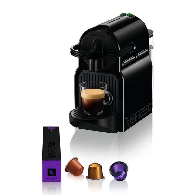 MÁQUINA CAFÉ CÁPSULAS DELONGHI NESPRESSO INISSIA EN80.B PRETO