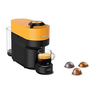 MÁQUINA CAFÉ CÁPSULAS DELONGHI NESPRESSO VERTUO POP ENV90Y AMARELO