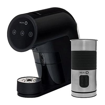 MÁQUINA CAFÉ CÁPSULAS DELTA ICONIQ BK KIT