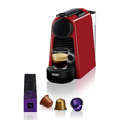 MÁQUINA CAFÉ CÁPSULAS DELONGHI NESPRESSO ESSENZA MINI EN85.R VERMELHO