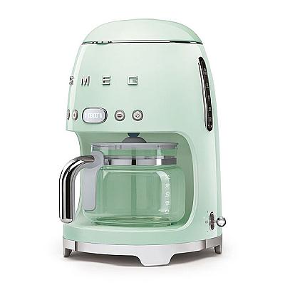 MÁQUINA CAFÉ FILTRO SMEG VERDE ÁGUA DCF02PGEU