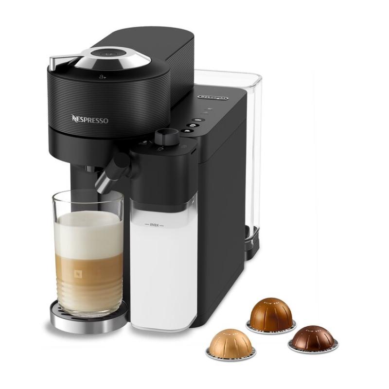 MÁQUINA CAFÉ CÁPSULAS DELONGHI NESPRESSO LATTISSIMA VERTUO ENV300 PRETO