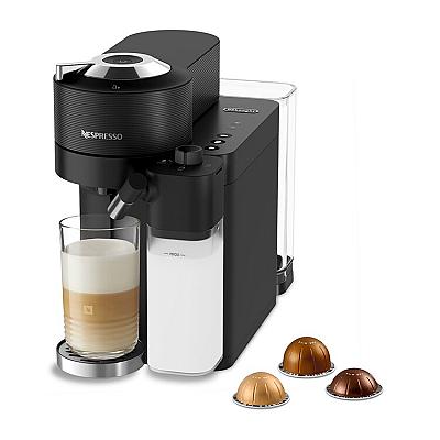 MÁQUINA CAFÉ CÁPSULAS DELONGHI NESPRESSO LATTISSIMA VERTUO ENV300 PRETO